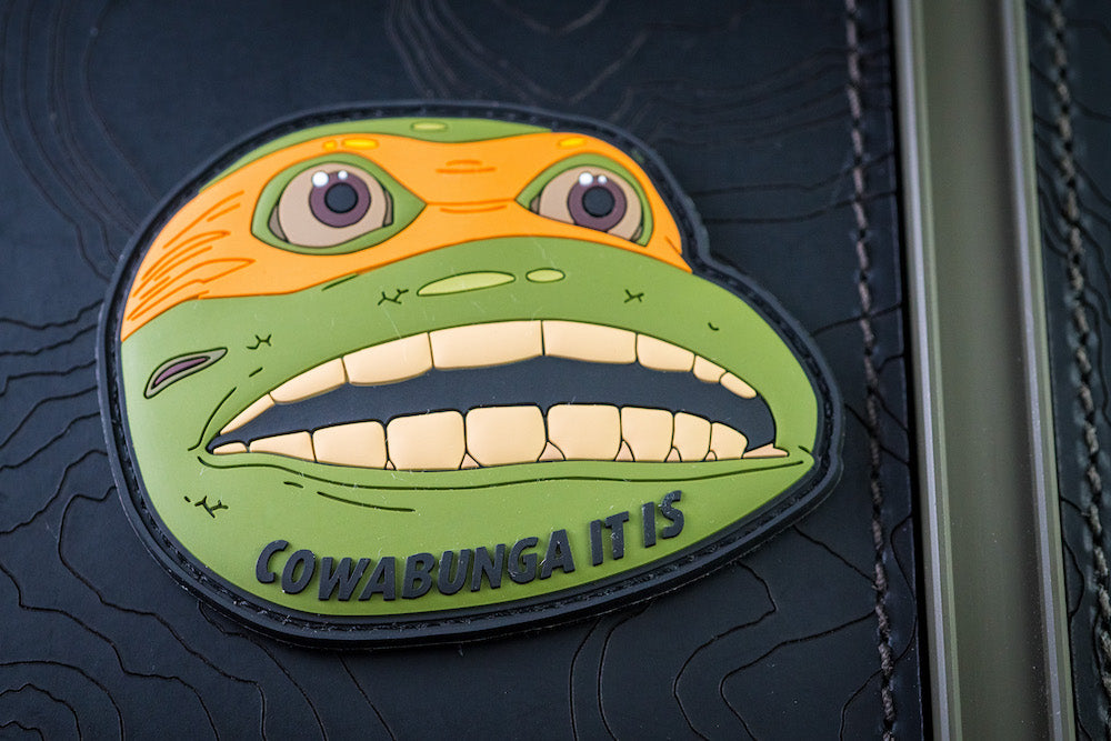 Cowabunga Morale Patch — PVC morale patch by Stickthison (view 3)