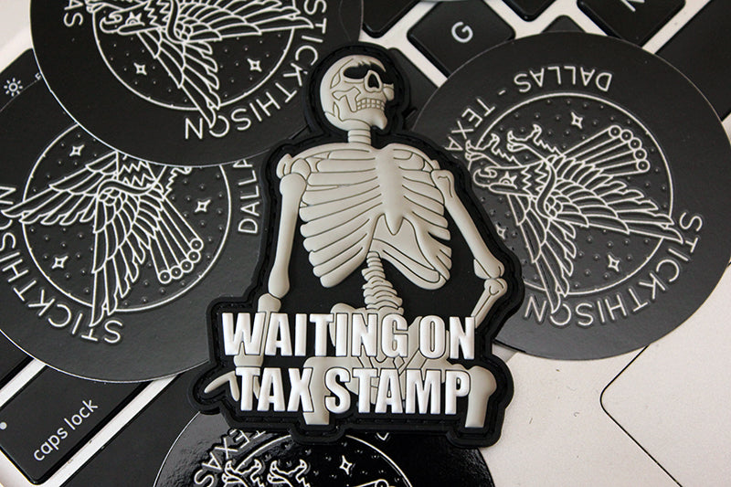 Tax Stamp Morale Patch — PVC morale patch by Stickthison (view 3)