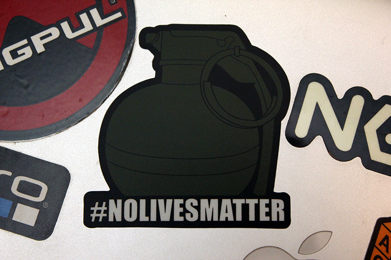 #NOLIVESMATTER Morale Patch — PVC morale patch by Stickthison (view 4)