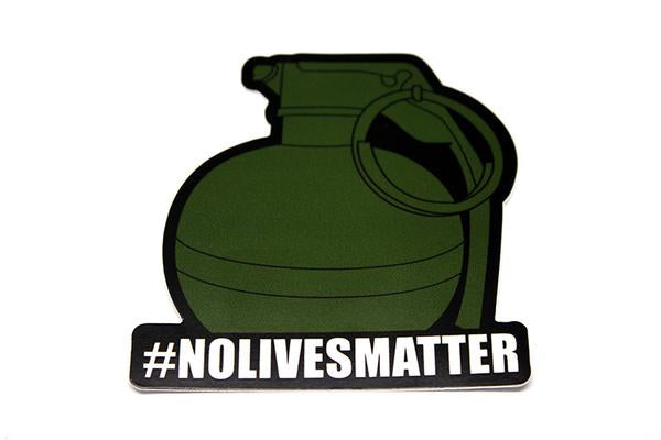 #NOLIVESMATTER Morale Patch — PVC morale patch by Stickthison (view 3)