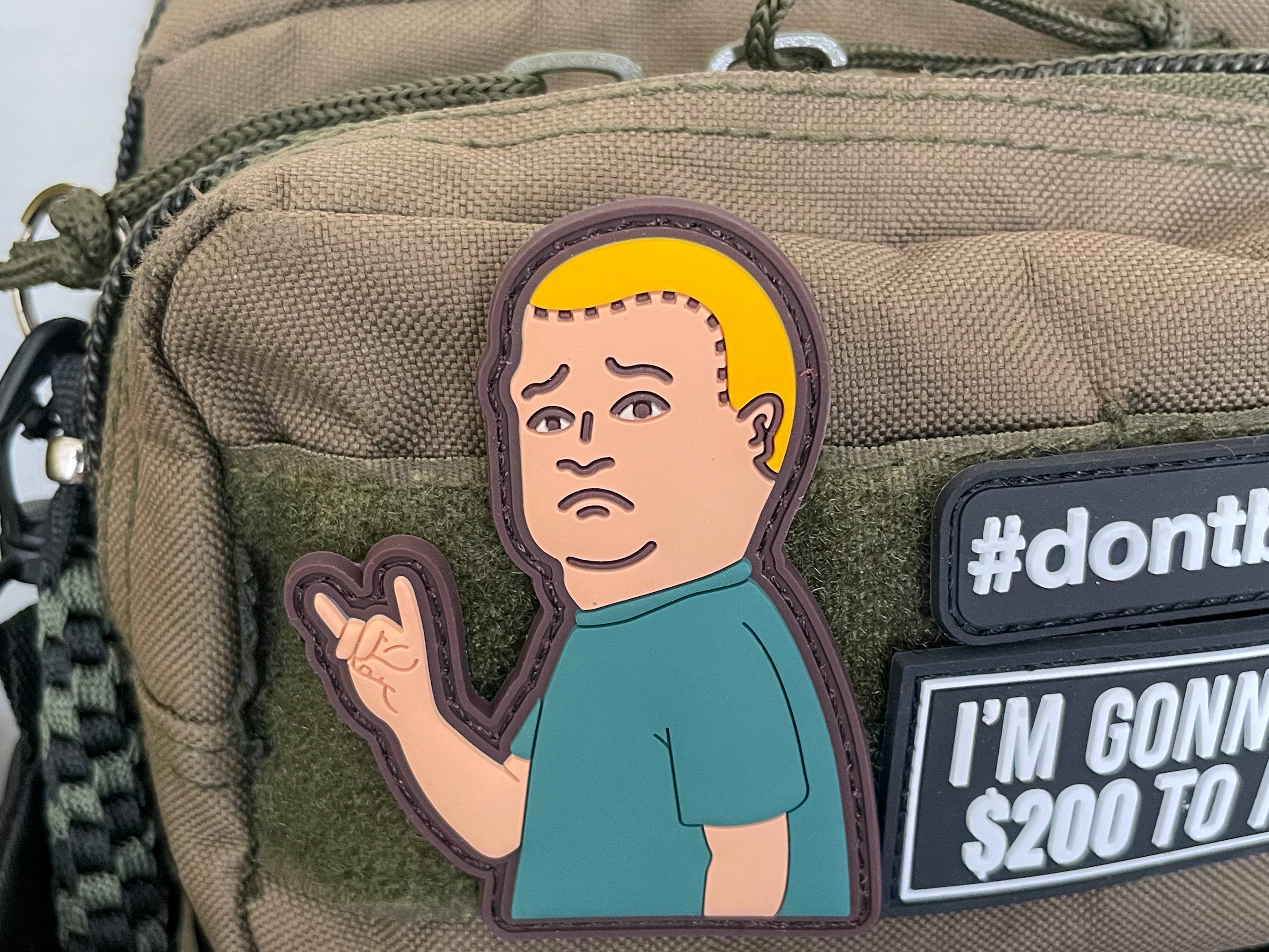 Bobby Hill Metal — Morale Patche by Stickthison (view 3)