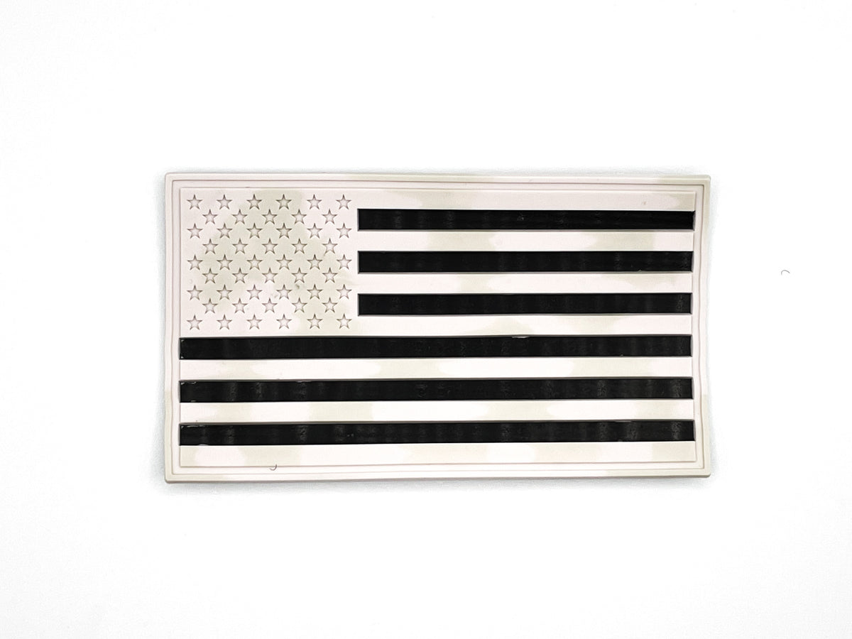 Blended Camo American Flags — PVC morale patch by Stickthison (view 5)