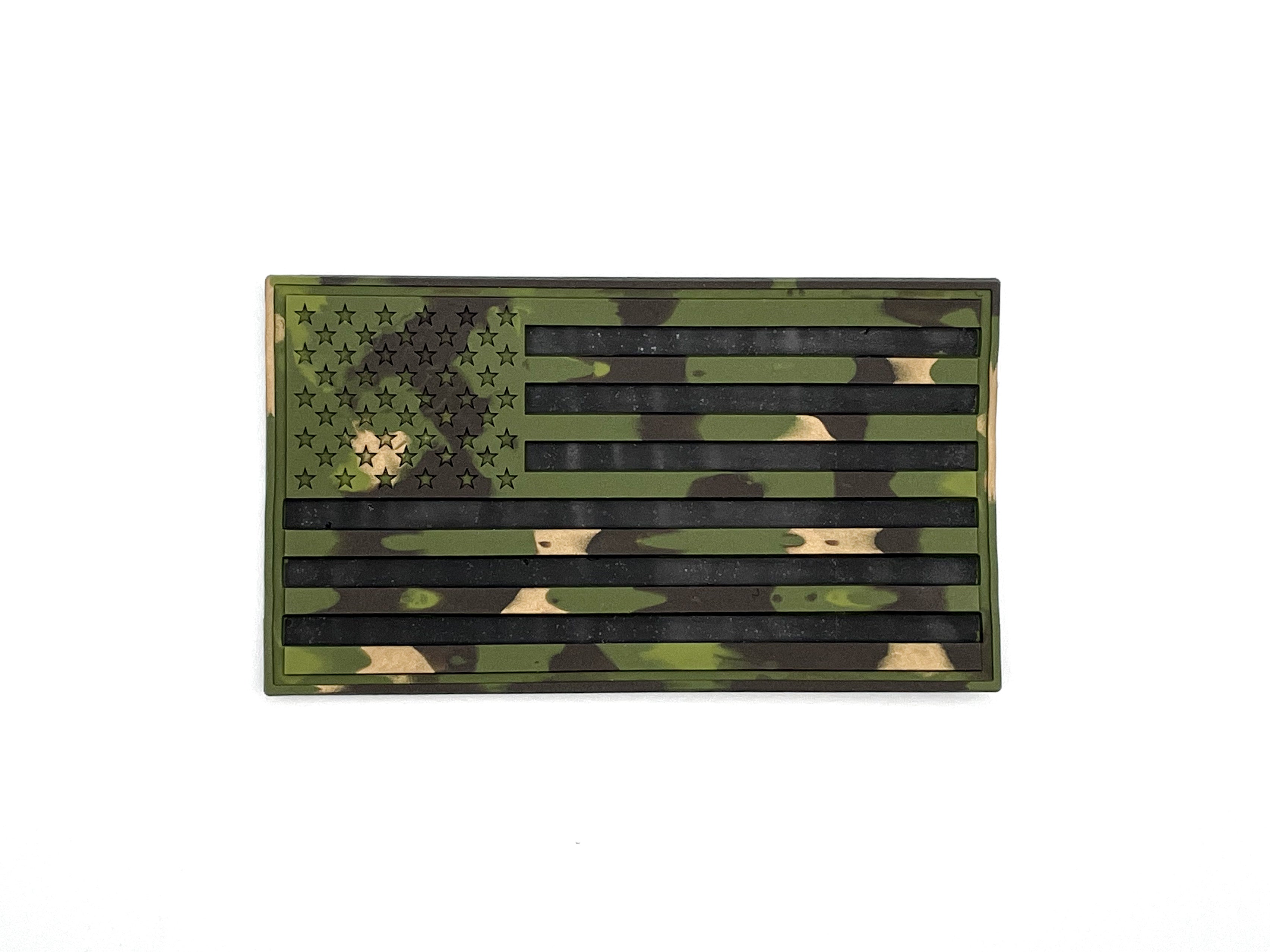 Blended Camo American Flags — PVC morale patch by Stickthison (view 6)