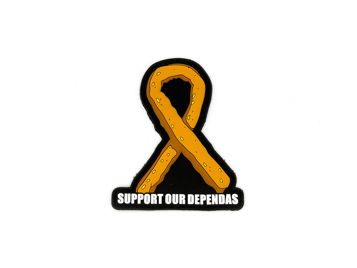 Support Our Dependas — PVC morale patch by Stickthison