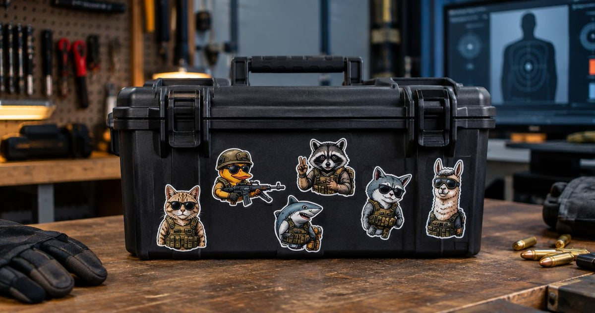 Best parody stickers for a gun range toolbox in 2026