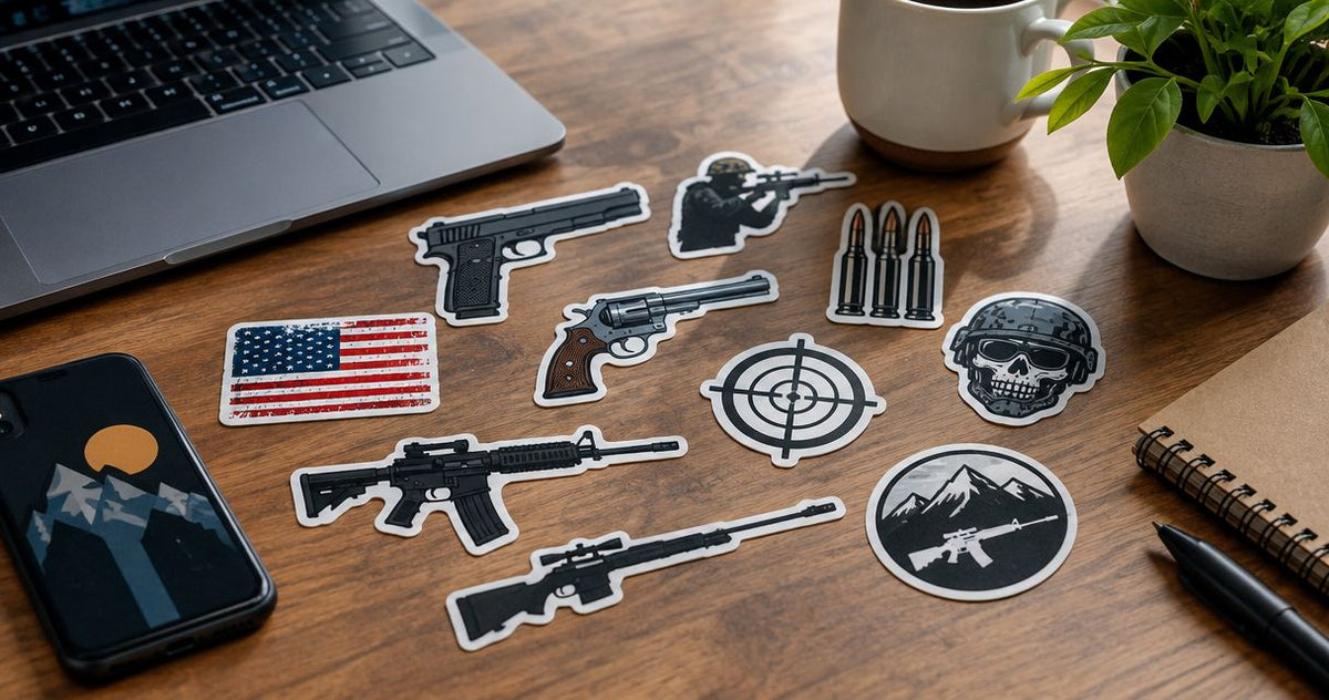 Best gun-themed stickers in 2026