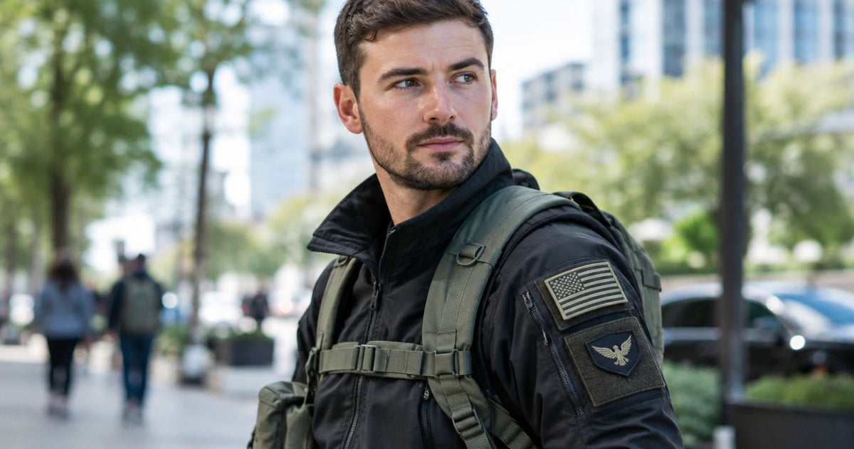 Is it legal to wear tactical patches in public?