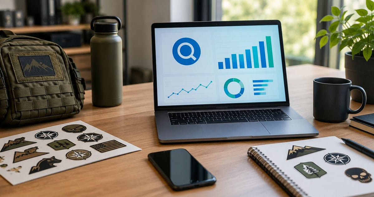 Search volume benchmarks by tactical sticker theme 2026