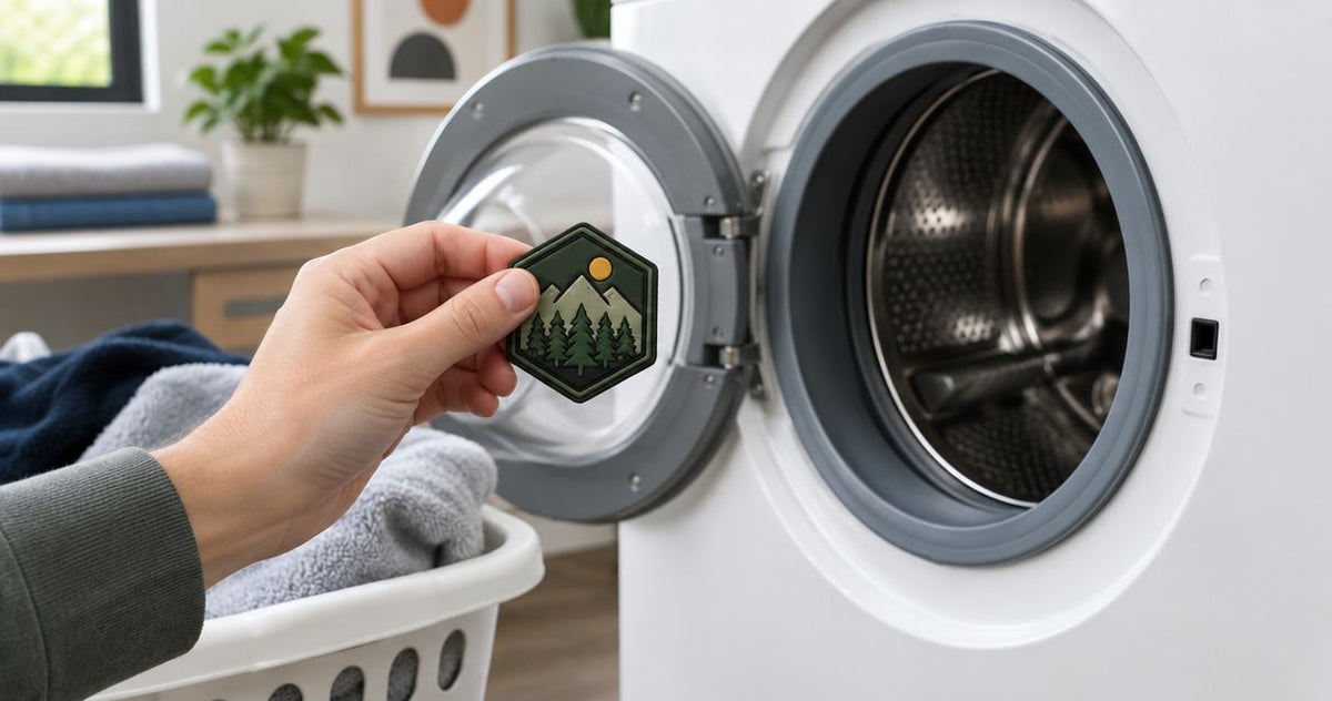 Can you wash a PVC morale patch in the washing machine?
