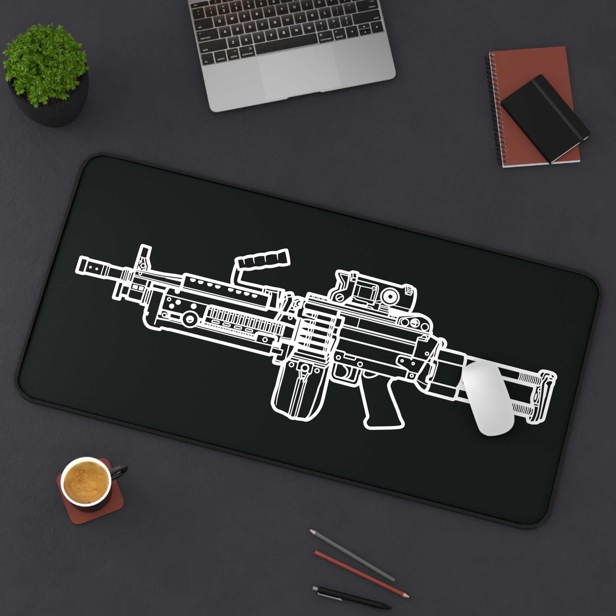 M249 SAW Desk Mat | Stickthison