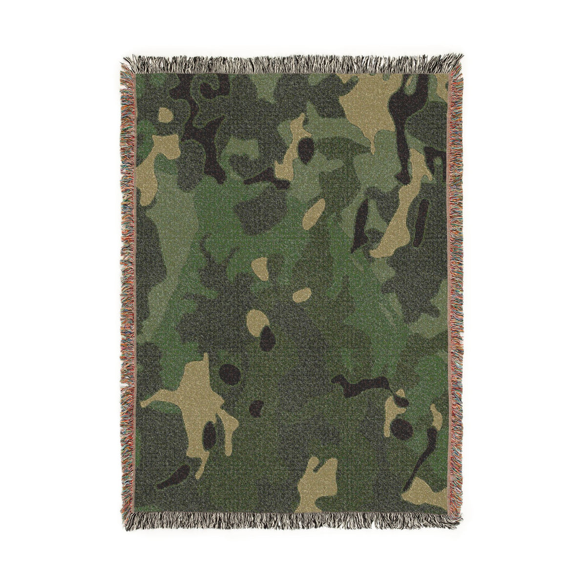 Camouflage Woven Blanket