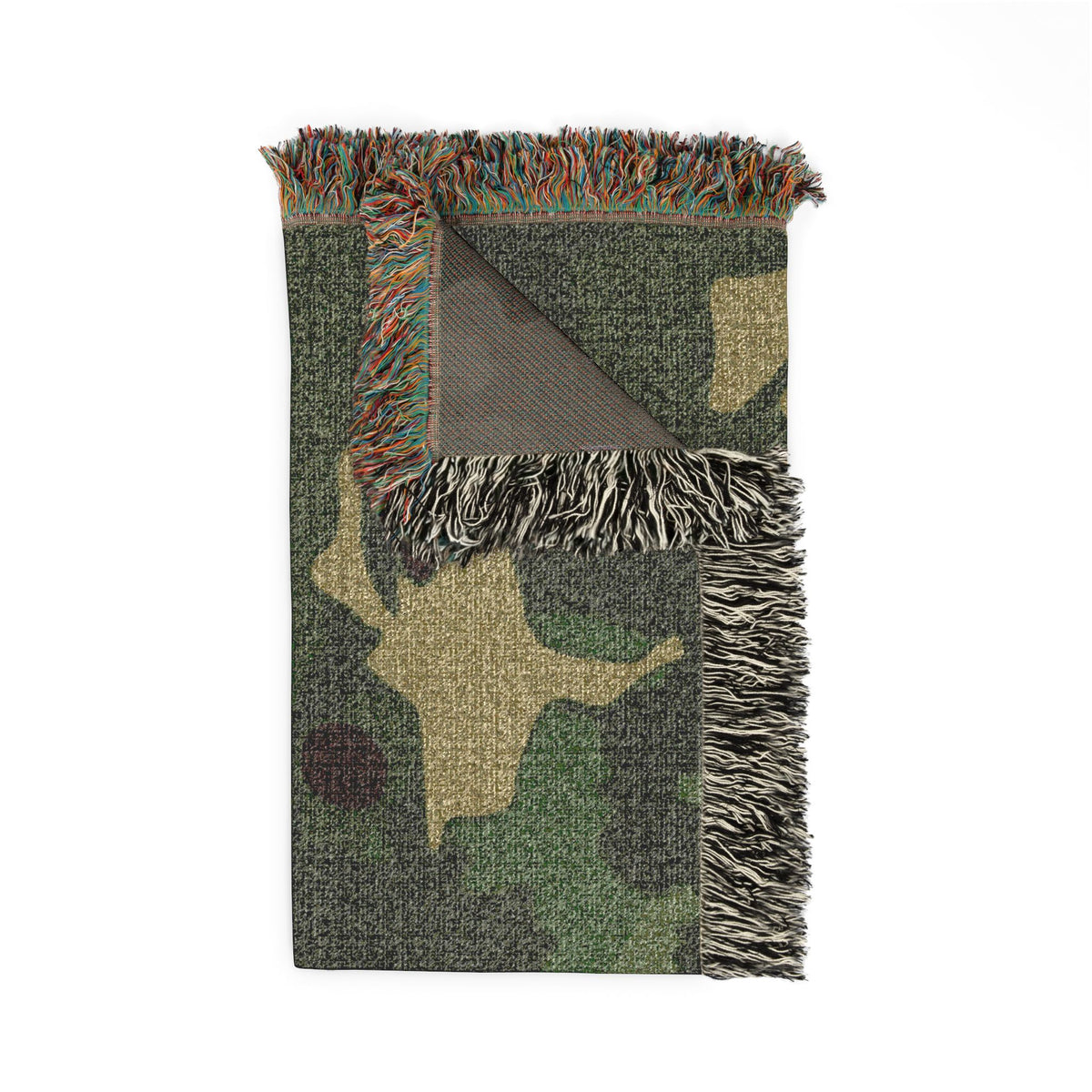 Camouflage Woven Blanket