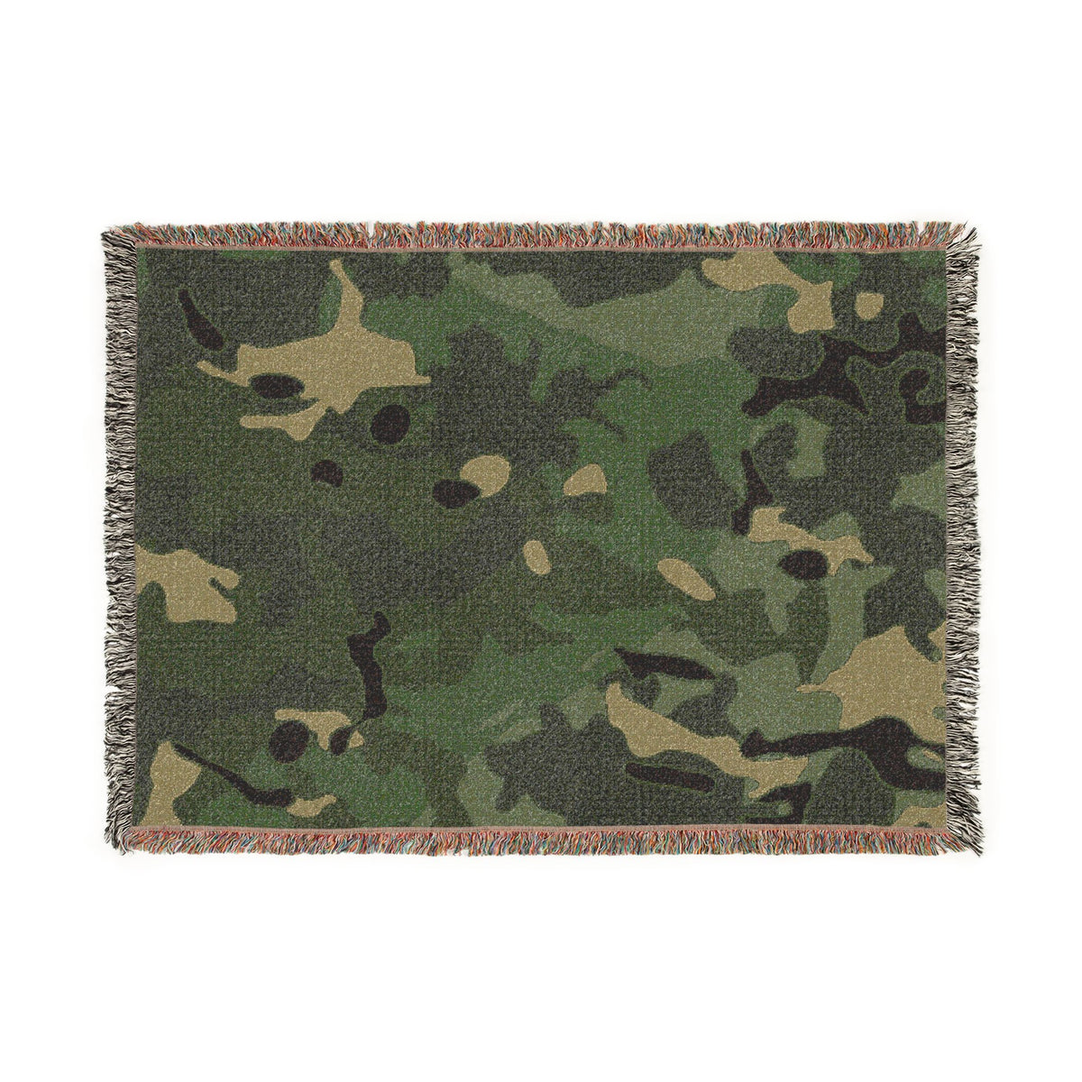 Camouflage Woven Blanket