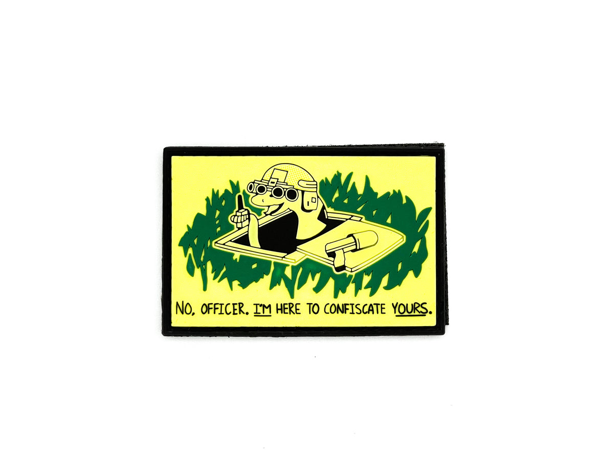 Im Here To Confiscate Yours Morale Patch – Stickthison