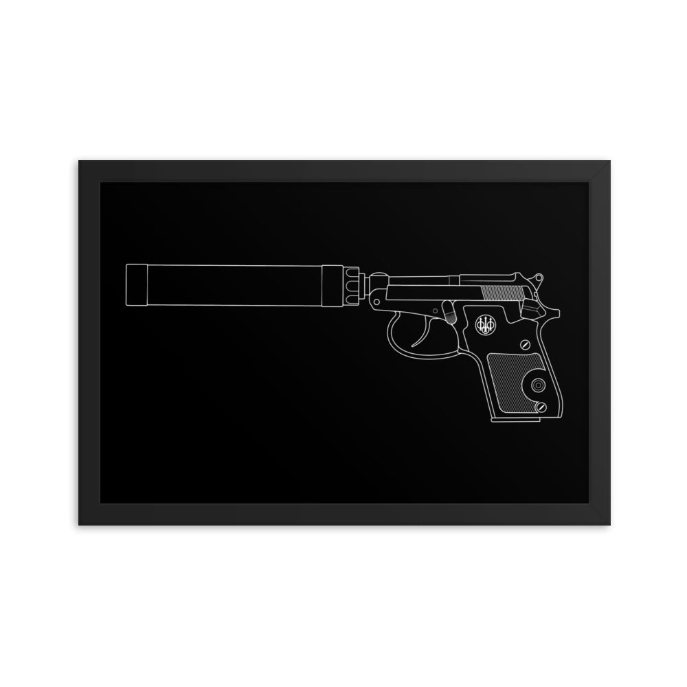 Beretta 21a Framed Print