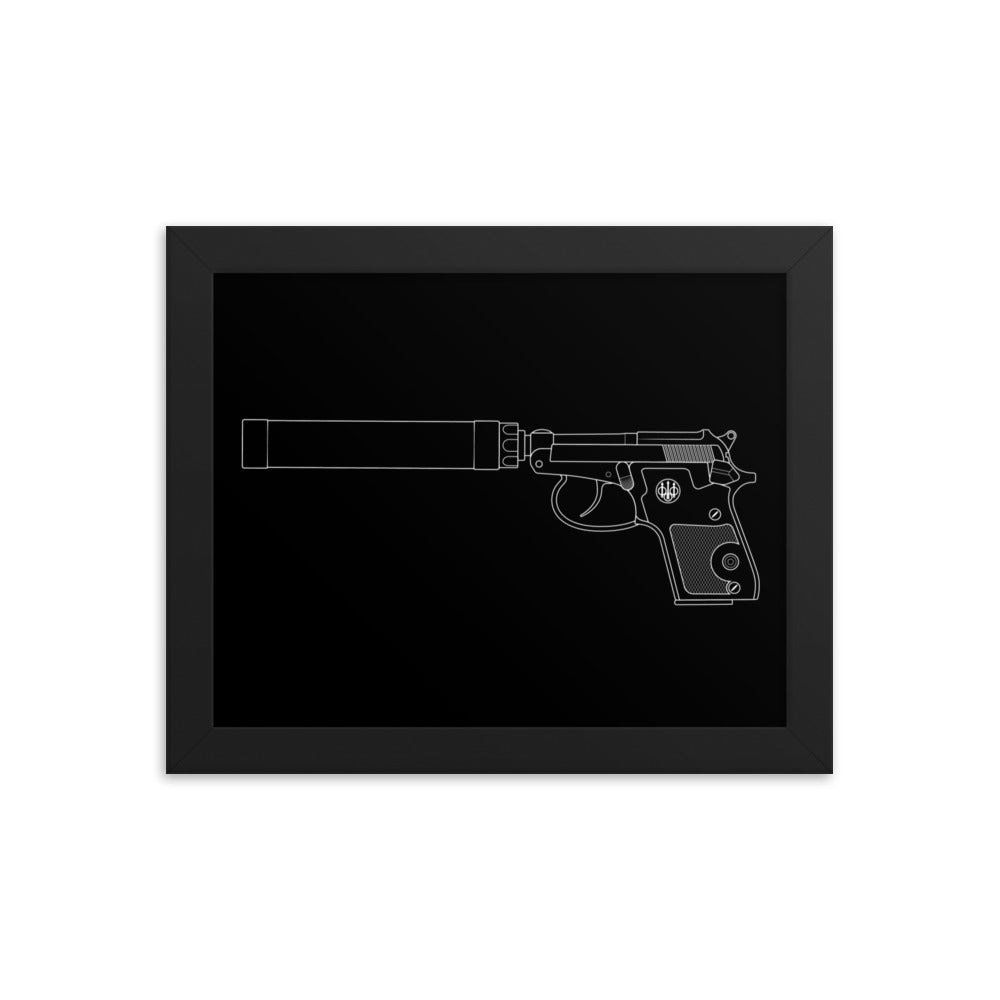 Beretta 21a Framed Print