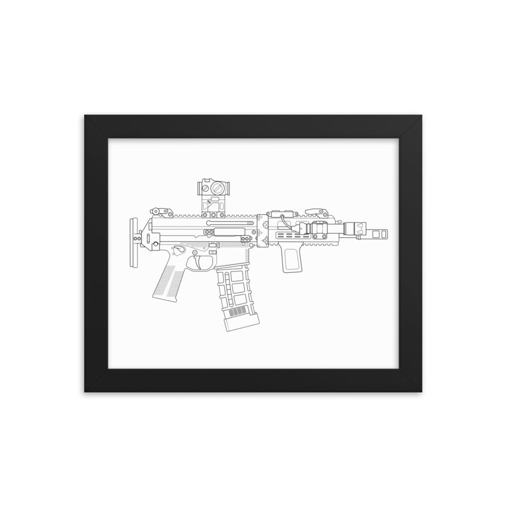 APC223 Framed Print