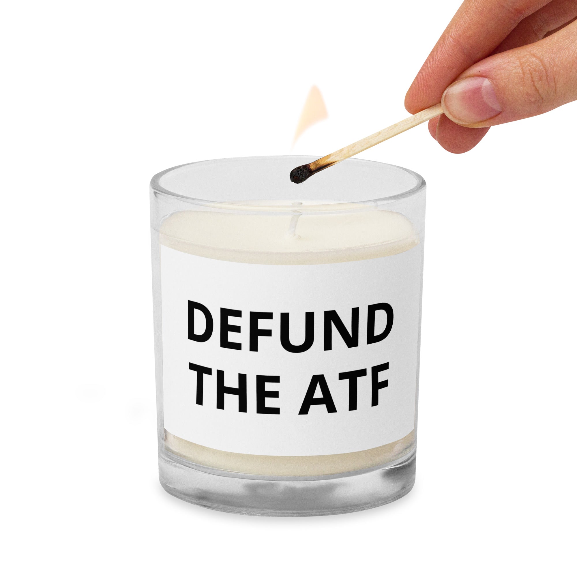 Defund The ATF Candle