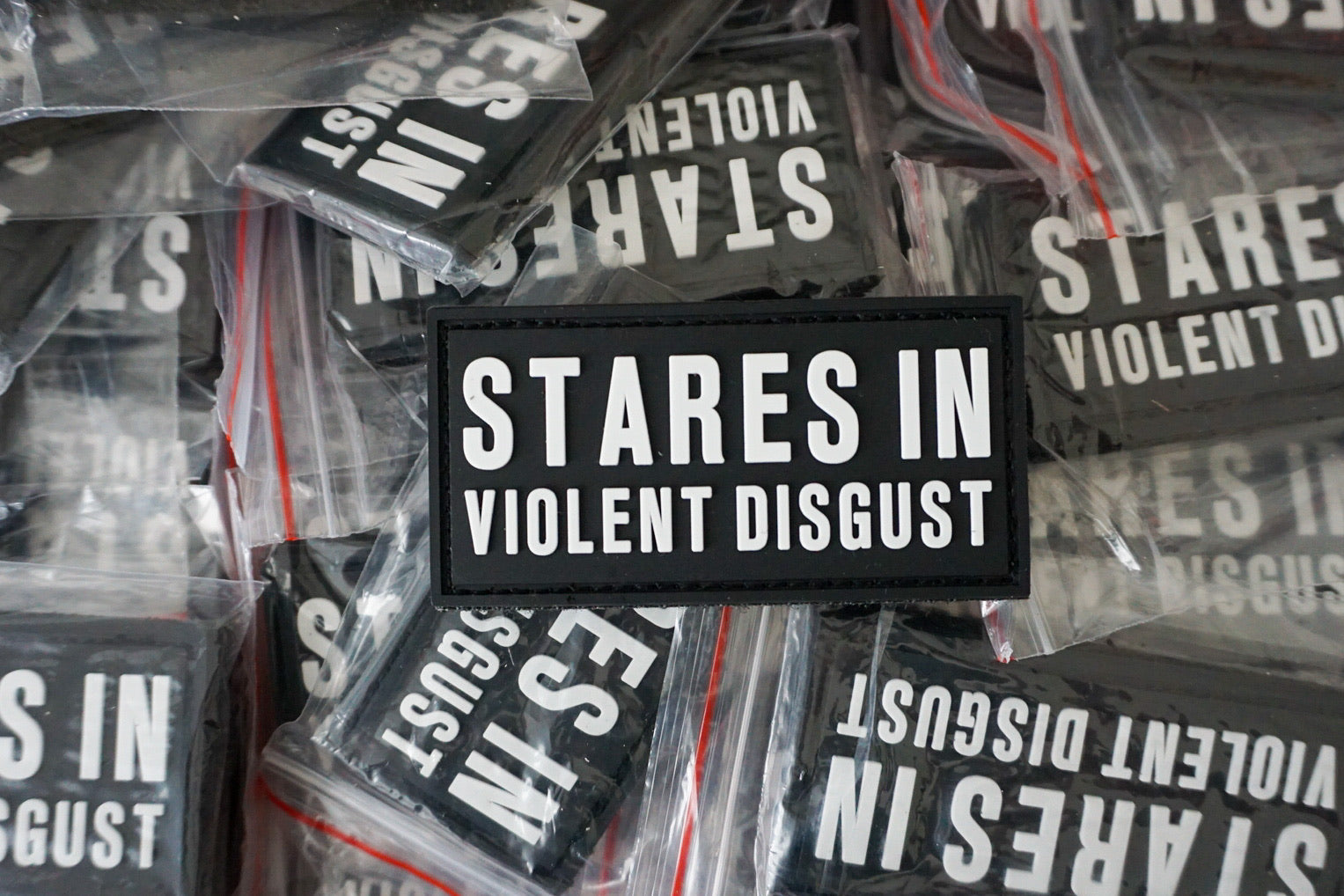 Stares In Violent Disgust Patch