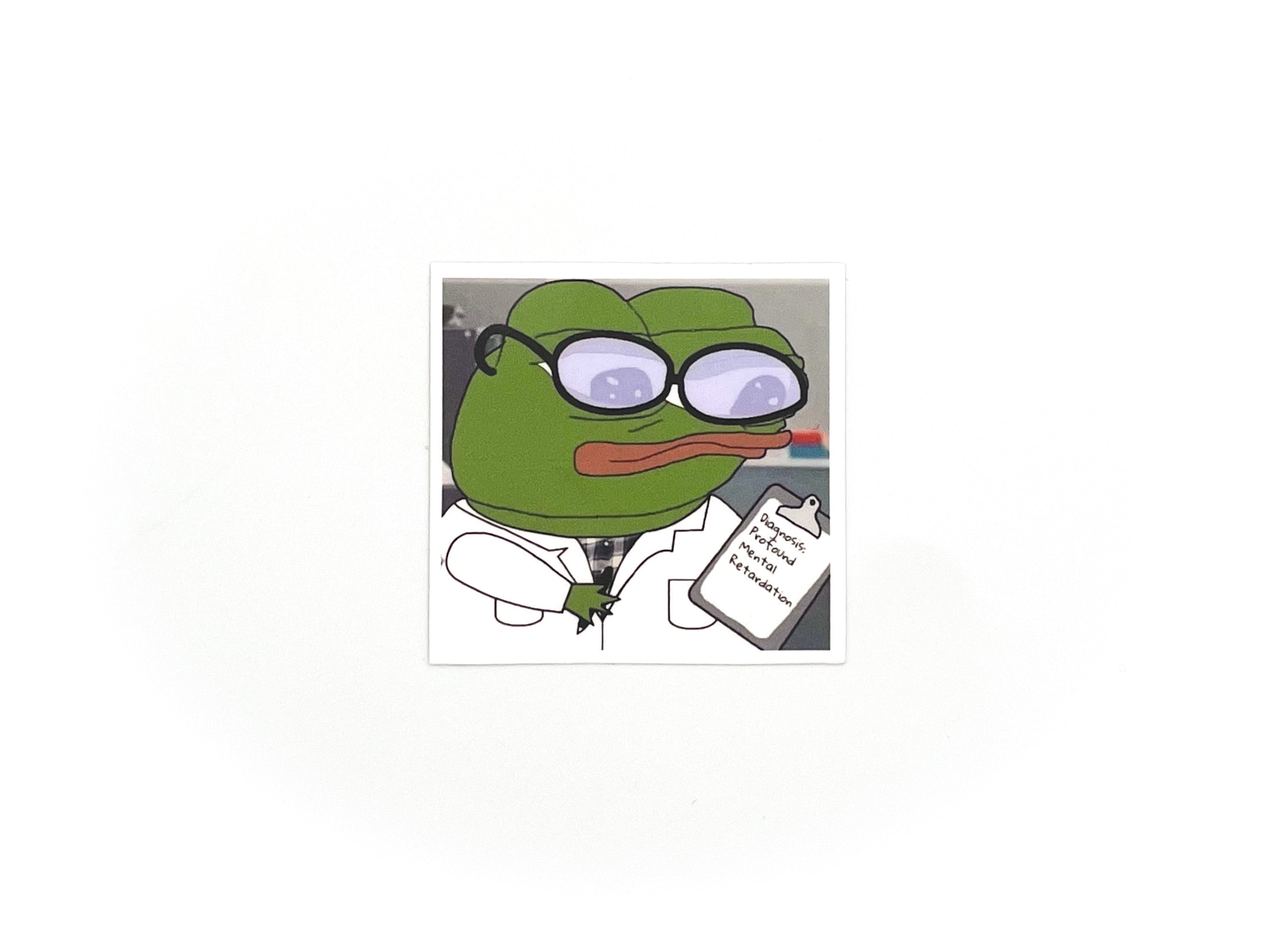 Scientist Pepe Sticker