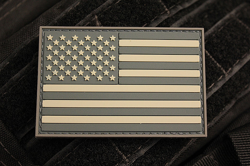 American Flag Light Morale Patch (PVC)